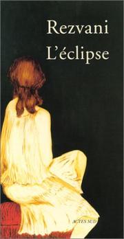 Cover of: L' éclipse by Rezvani