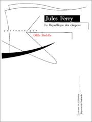 Cover of: La république des citoyens by Jules Ferry