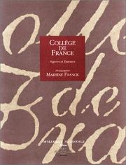 Cover of: Collège de France by Martine Franck