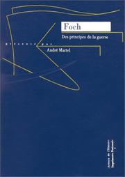 Cover of: Des principes de la guerre