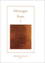Cover of: Essais de Michel de Montaigne by Michel de Montaigne