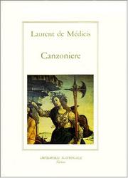 Cover of: Canzoniere by Lorenzo de' Medici