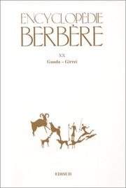 Cover of: Encyclopédie berbère by International Union of Prehistoric and Protohistoric Sciences, Gabriel Camps, Union internationale des sciences préhistoriques, Gabriel Camps, Union internationale des sciences préhistoriques