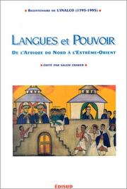 Cover of: Langues et pouvoir: de l'Afrique du Nord à l'Extrême-Orient