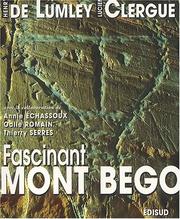 Cover of: Fascinant mont Bego by Henry de Lumley