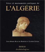 Cover of: Sites et monuments antiques de l'Algérie