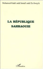 Cover of: La République sahraouie