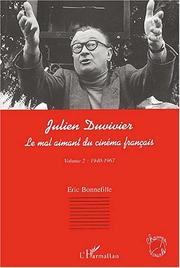 Cover of: Julien Duvivier by Eric Bonnefille