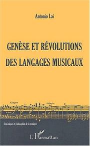 Cover of: Genèse et révolutions des langages musicaux