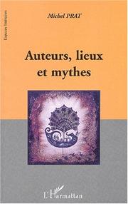 Cover of: Auteurs, lieux et mythes