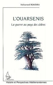 Cover of: L' Ouarsenis by Mohamed Boudiba