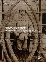 Cover of: Provenance: Twelve Collectors of Ethnographic Art in England, 1760-1990