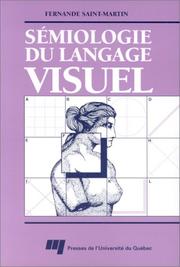 Cover of: Sémiologie du langage visuel by Fernande Saint-Martin