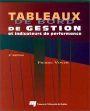 Cover of: Tableaux de bord de gestion et indicateurs de performance