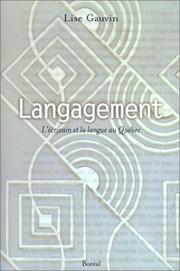 Cover of: Langagement by Lise Gauvin, Lise Gauvin