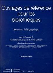Cover of: Ouvrages de référence pour les bibliothèques: répertoire bibliographique