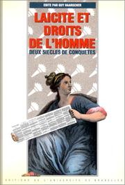 Cover of: Laïcité et droits de l'homme: deux siècles de conquêtes