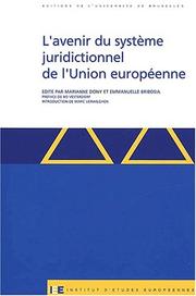 Cover of: L' avenir du système juridictionnel de l'Union européenne