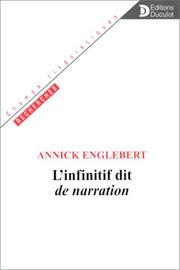 Cover of: L' infinitif dit de narration