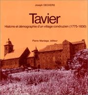 Cover of: Histoire et démographie d'un village condruzien: Tavier, 1775-1830