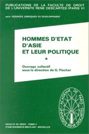 Cover of: Hommes d'État d'Asie et leur politique