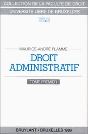 Cover of: Droit administratif