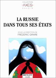 Cover of: La Russie dans tous ses états