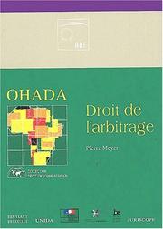 Cover of: OHADA by Pierre Meyer