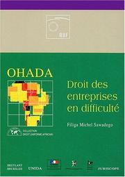 Cover of: OHADA: droit des entreprises en difficulté