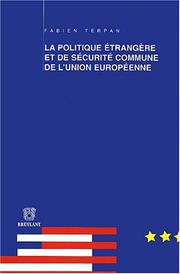 Cover of: La politique étrangère et de sécurité commune de l'Union européenne by Fabien Terpan