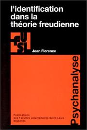 Cover of: L' identification dans la théorie freudienne