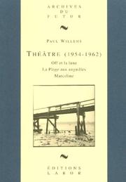 Cover of: Théâtre (1954-1962)