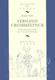 Cover of: Fernand Crommelynck: une dramaturgie de l'inauthentique