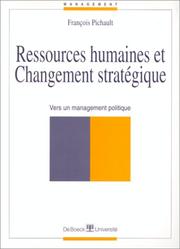 Cover of: Ressources humaines et changement stratégique: vers un management politique