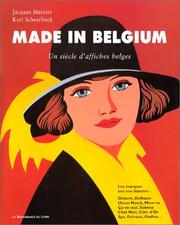 Cover of: Made in Belgium by Jacques Mercier