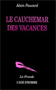 Cover of: Le cauchemar des vacances