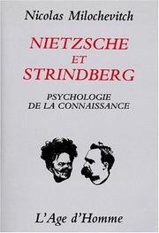 Cover of: Nietzsche et Strindberg by Nikola Milošević