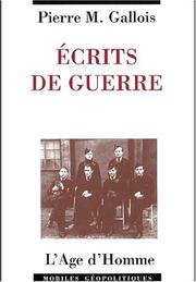 Cover of: Ecrits de guerre
