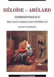 Cover of: Heloise-abelard : correspondance