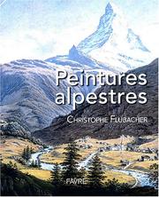 Cover of: Peintures alpestres