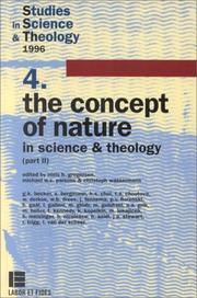 Cover of: The concept of nature in science and theology