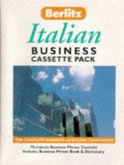 Cover of: Berlitz Italian Business Cassette Pack (Berlitz Business Cassette Packs Series)