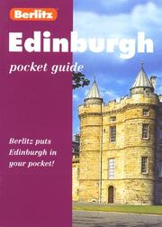 Cover of: Berlitz Edinburgh Pocket Guide by Berlitz