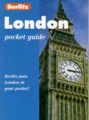 Cover of: Berlitz London Pocket Guide by Berlitz Publishing Company