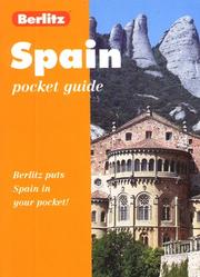 Cover of: Berlitz Spain Pocket Guide (Berlitz Pocket Guides)