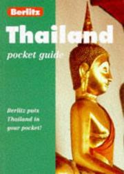 Cover of: Berlitz Thailand Pocket Guide (Berlitz Pocket Guides) by Berlitz Guides