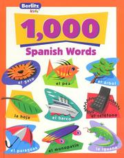 Cover of: 1,000 Spanish words.