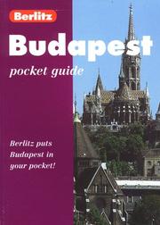 Cover of: Berlitz Budapest Pocket Guide