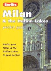 Cover of: Berlitz Milan & the Italian Lakes Pocket Guide