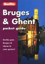 Cover of: Berlitz Bruges & Ghent Pocket Guide by Berlitz Editorial Staff